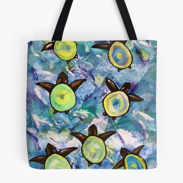 Item preview, Swimming Baby Turtles  designed and sold by Anna Just Art.