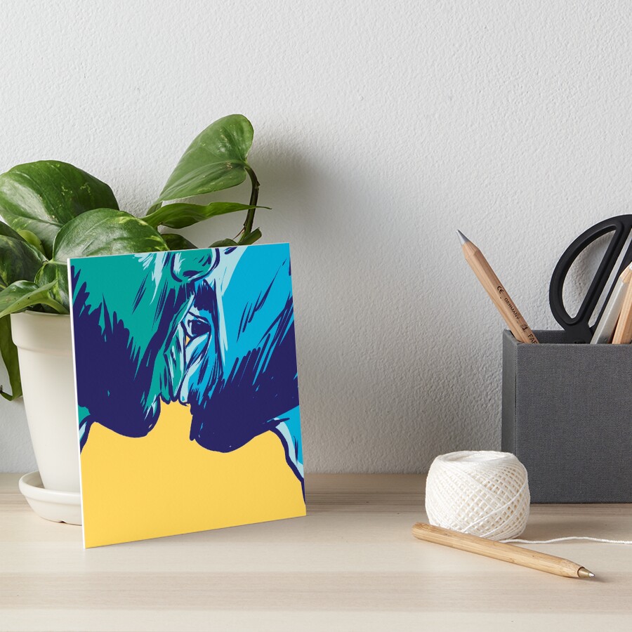 Kiss 1 Art Board Print
