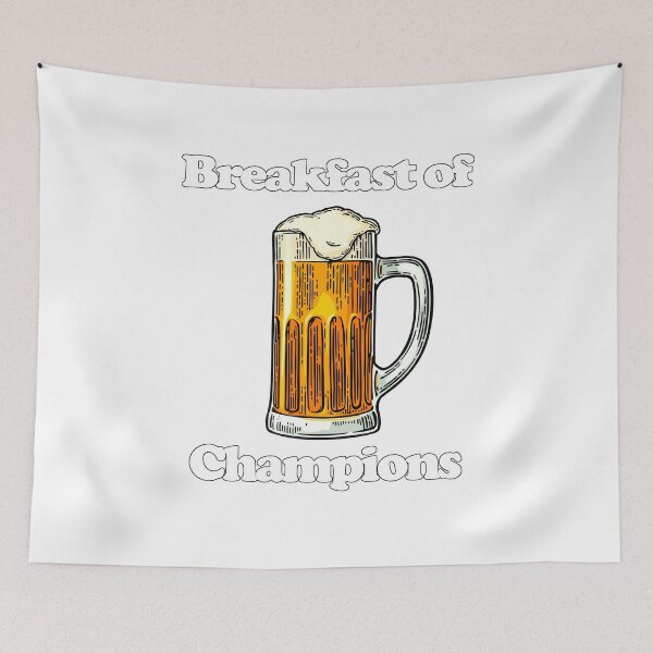 Item preview, Beer Breakfast of Champions T-shirt designed and sold by ttuniques.