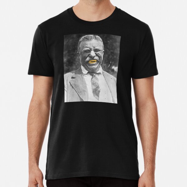 Bull Moose Gold Tooth Theodore Roosevelt Graphic Tee Premium T-Shirt