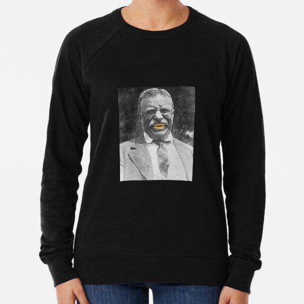 Bull Moose Gold Tooth Theodore Roosevelt Graphic Tee Lightweight Sweatshirt