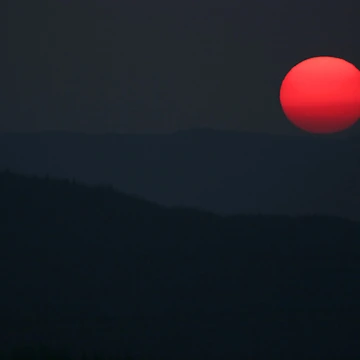 Artwork thumbnail, April sunset by Rory Trappe
