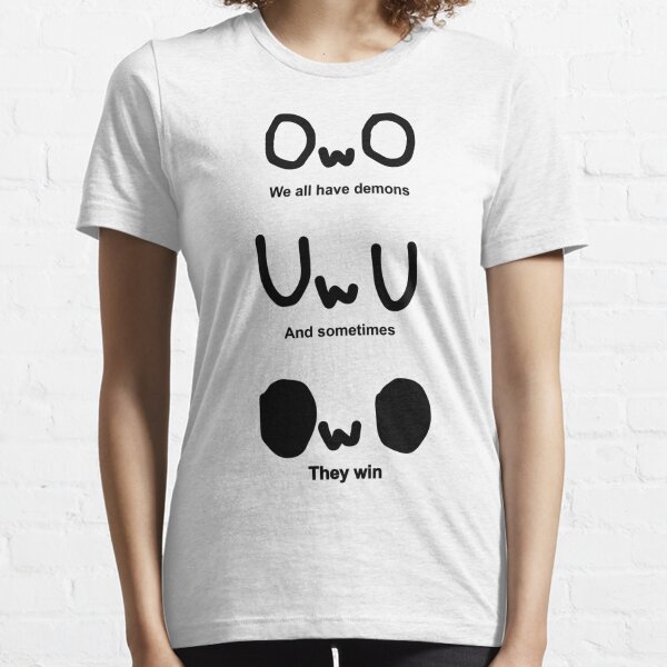 Owo T Shirts Redbubble - roblox uwu t shirt