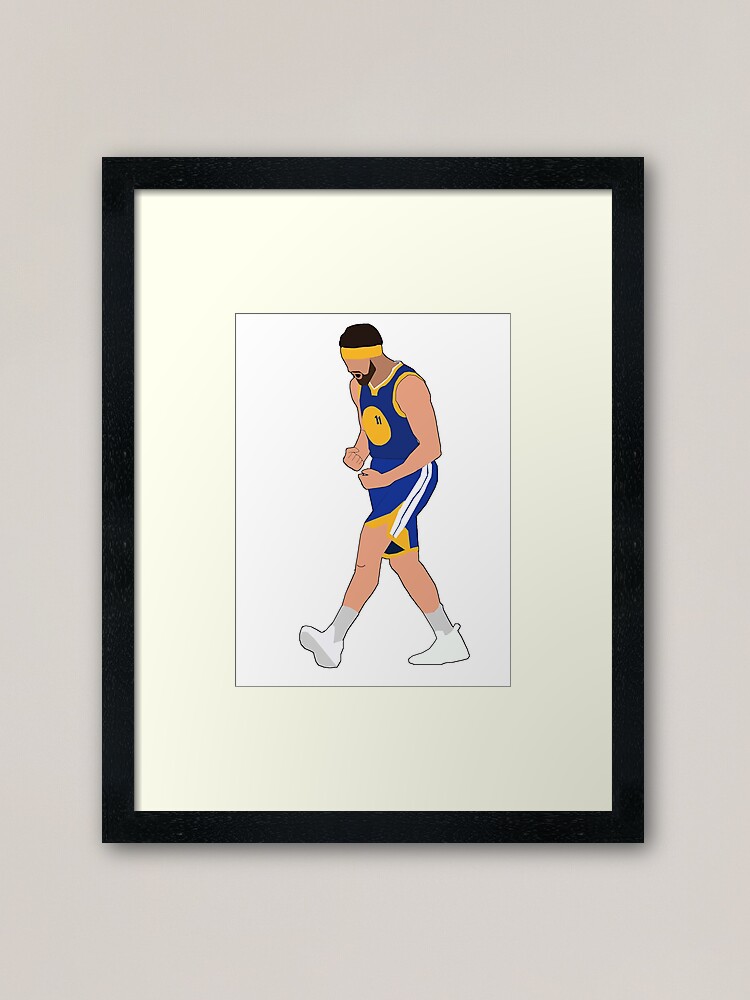 "Klay Thompson 14 Threes Celebration Golden State Warriors" Framed