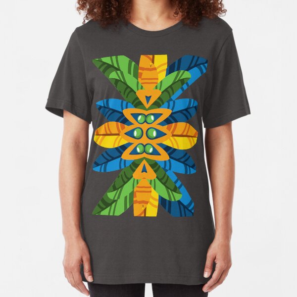 Brazilian Headdress Slim Fit T-Shirt