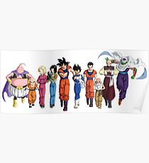 team of the 7 dbs universe Poster