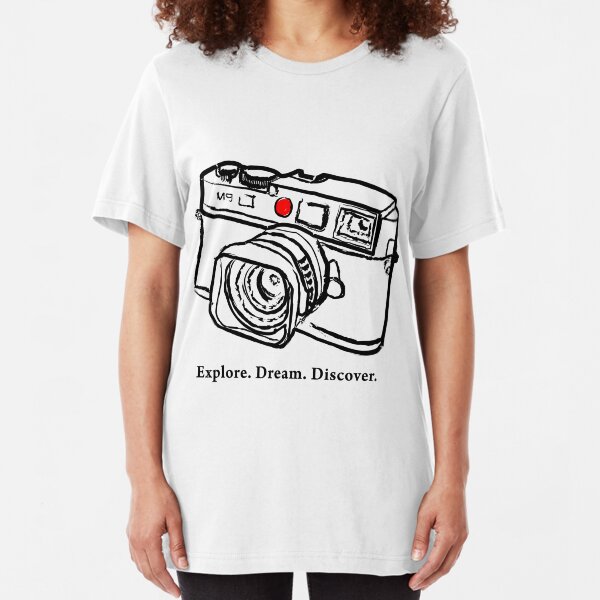 Leica M9 Leuchtpunkt-Entfernungsmesserkamera Slim Fit T-Shirt