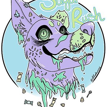 Artwork thumbnail, Pastel Gore Dog by klovesbunnies