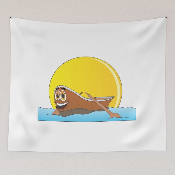 Item preview, Brown Row Boat Cartoon designed and sold by Scott Hayes.
