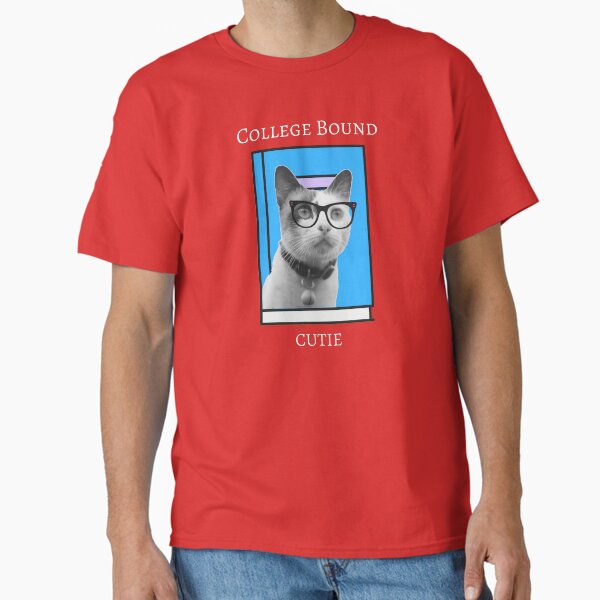 Item preview, College Bound Cutie Cat in Glasses designed and sold by CrystalRaen.