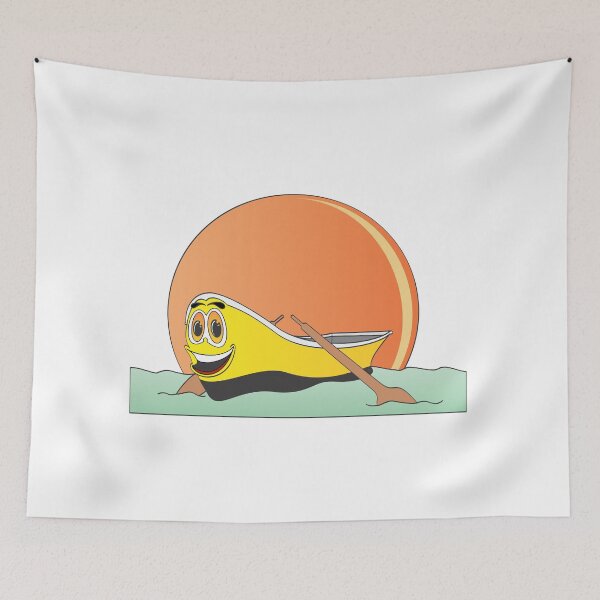 Item preview, Yellow Row Boat Cartoon designed and sold by Scott Hayes.