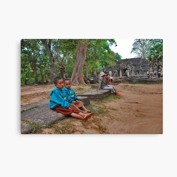 Children of Banteay Kdei Canvas Print