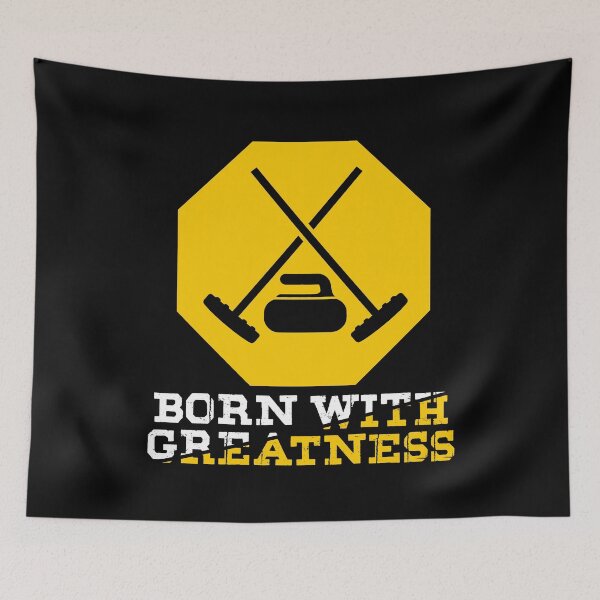 Item preview, Curling ice curling stones broom tournament gift designed and sold by design2try.