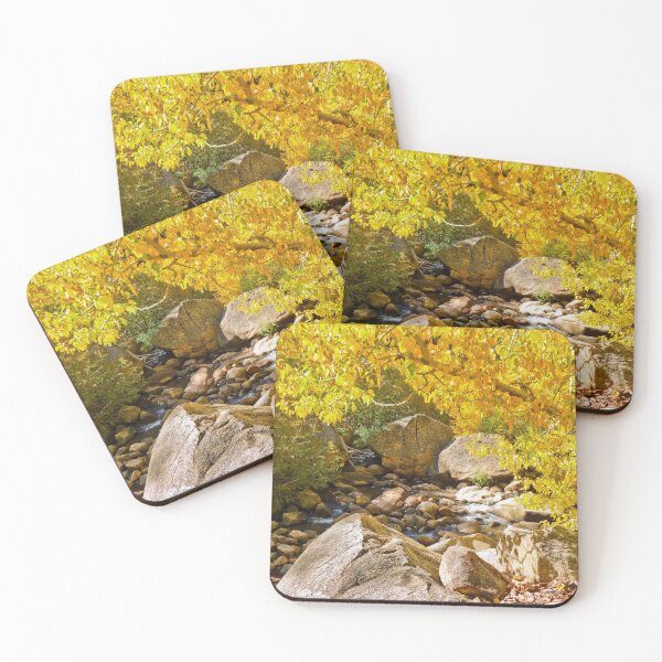 Item preview, AUTUMN TREE LEANING OVER THE RIVER designed and sold by Elaine Bawden.