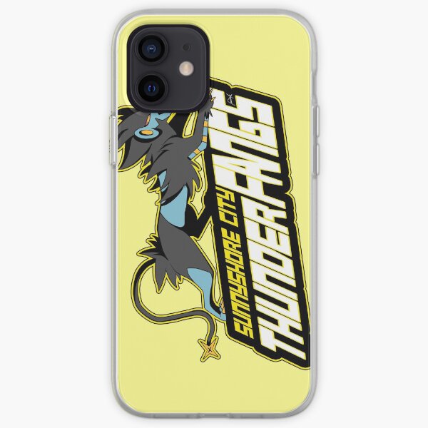 Sunnyshore City Thunder Fangs: Luxray Sports Logo iPhone Soft Case