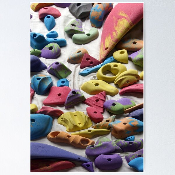 Rock Climbing Holds – Magpie Springs Collection Poster