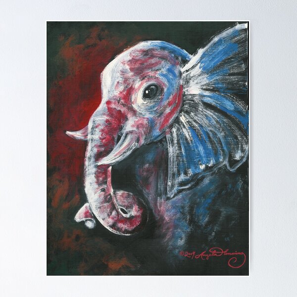 The Intelligent Elegant Elephant Poster