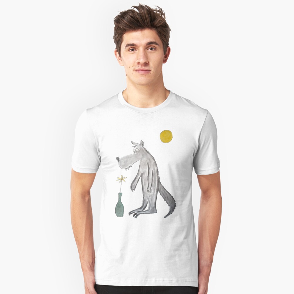 Romantic wolf Slim Fit T-Shirt