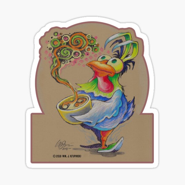 Looking Up Sticker