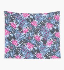 Hidden Creatures - Pink / Grey Wall Tapestry