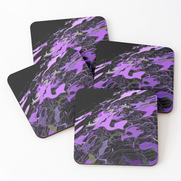 Item preview, Purple and Black Abstract 3D Digital Graphic designed and sold by OneLook.