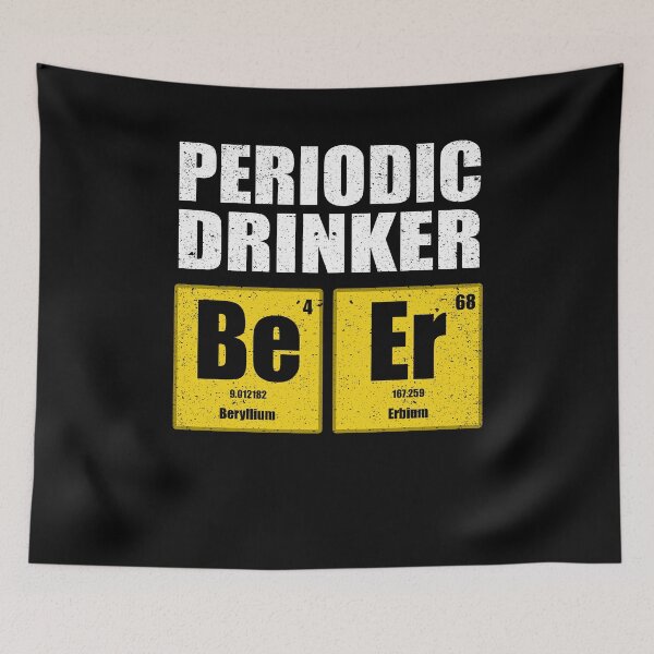 Item preview, Periodic Drinker Beer Tap Alcohol Brewing Party designed and sold by Kieran Abbott.