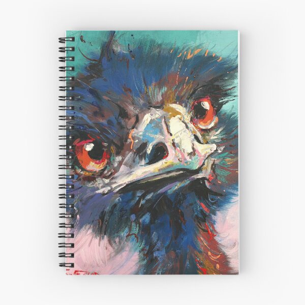 Item preview, Emu on soft pastel background. designed and sold by Jos Coufreur.