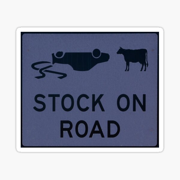 Item preview, Australia stock on road sign designed and sold by Schoensl.