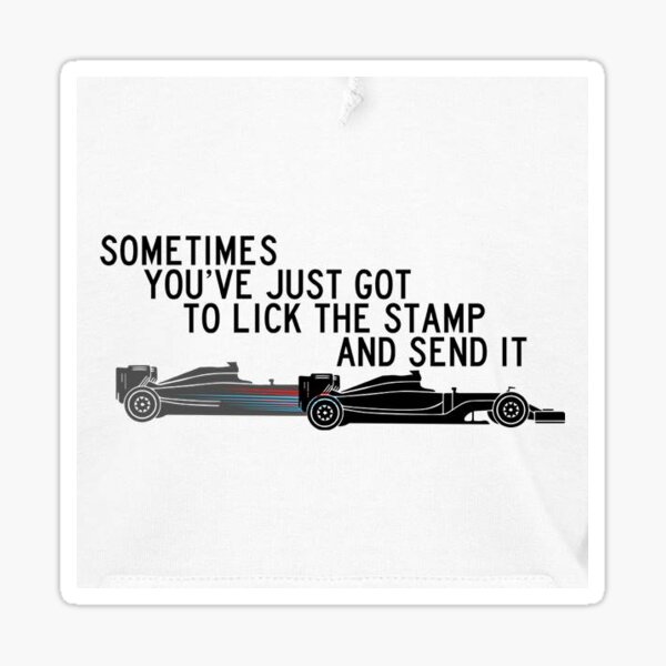 "Lick the Stamp and send it" Sticker for Sale by 180sx Redbubble