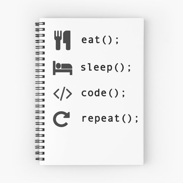 Item preview, Eat Sleep Code Repeat designed and sold by RaXXor.
