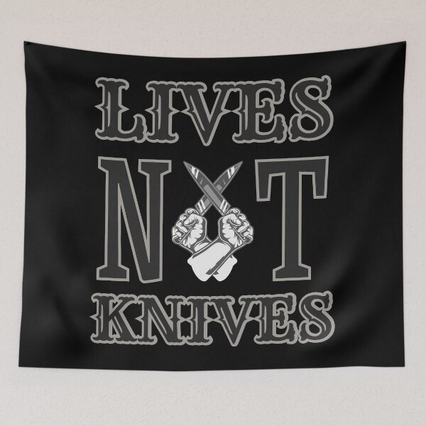 Item preview, Lives Not Knives designed and sold by Bruno King.