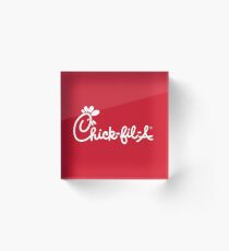 chick fil a t shirt Acrylic Block