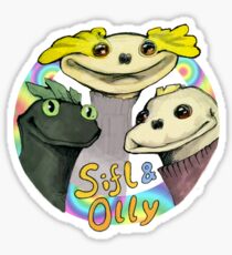 SIFL AND OLLY -- AND CHESTER Sticker