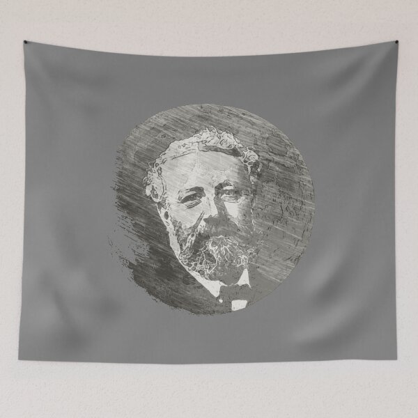 Item preview, Science Fiction Visionary - Jules Verne Man In The Moon 1 designed and sold by EDDArt.