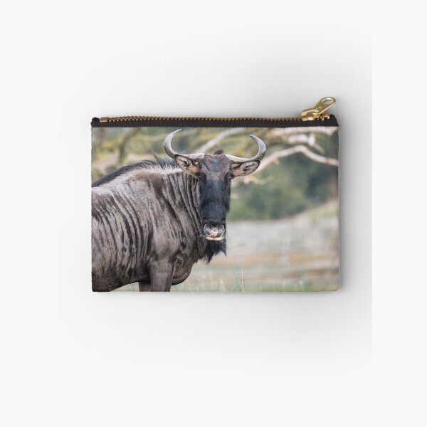 Item preview, Wildebeest looking straight at the camera designed and sold by LoisGoBe.