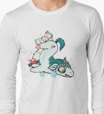 Weihnachten Unicorn Funny Holiday Langarmshirt