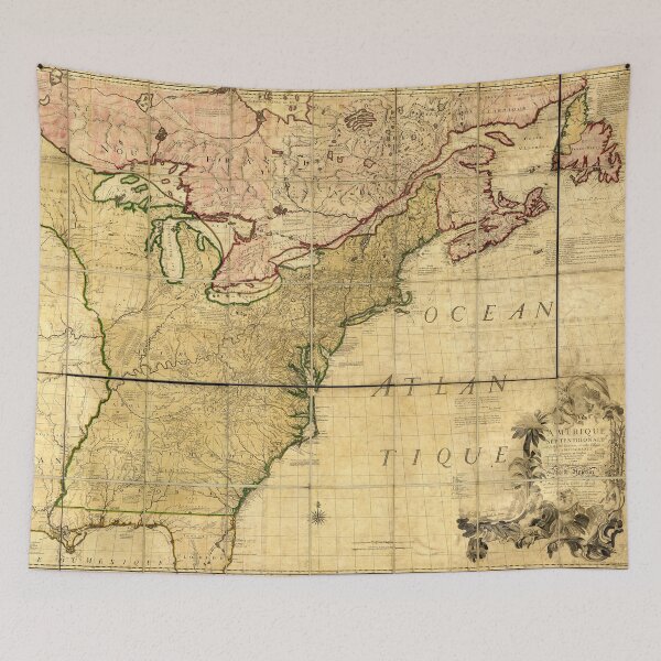 Item preview, Map of Early America (1777) designed and sold by allhistory.
