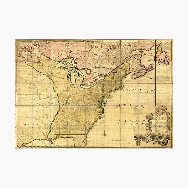Item preview, Map of Early America (1777) designed and sold by allhistory.