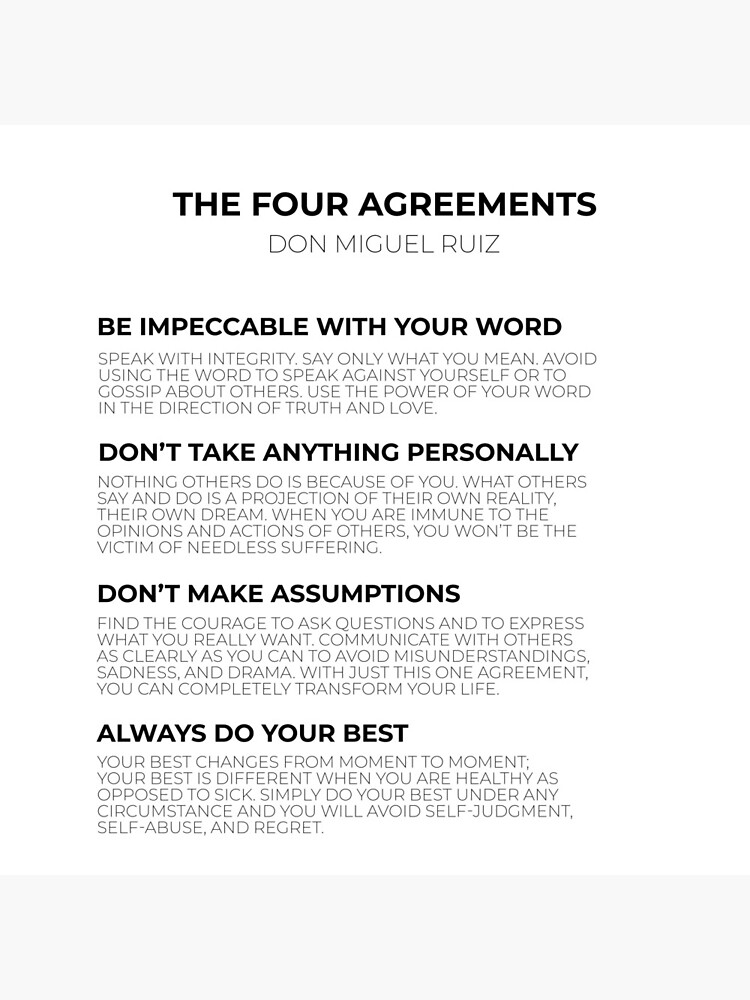 the four agreements by typutopia