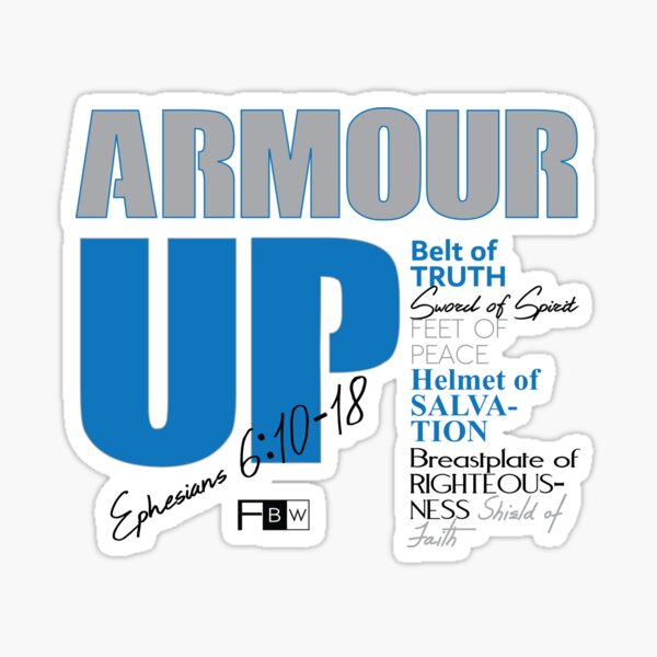 Armour Up Sticker