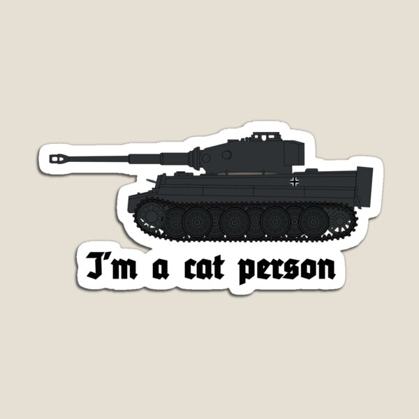 Artikel-Vorschau von ww2 Tiger Panzer Katze, designt und verkauft von untagged-shop.