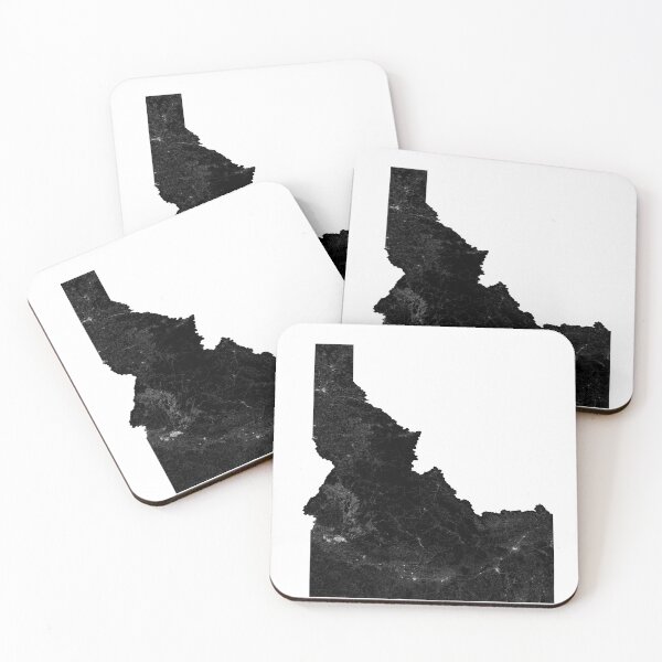 Item preview, Idaho Street Map Art designed and sold by AmazingMapArt.