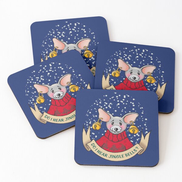 Item preview, Do I hear Jingle Bells? - Christmas Mouse designed and sold by Colette van der Wal.