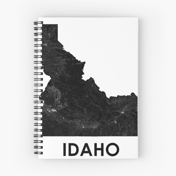 Item preview, Idaho Street Map Art designed and sold by AmazingMapArt.