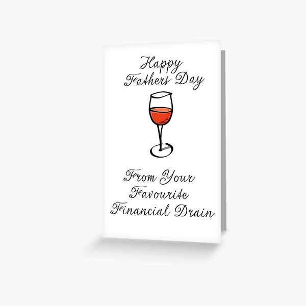 Item preview, Happy Fathers Day From Your Favourite Financial Drain designed and sold by esmeandme.