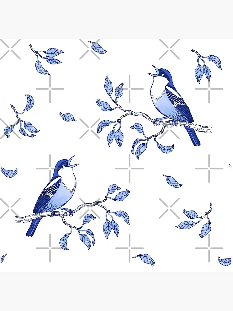 Blue Bird Pattern by nadyanadya