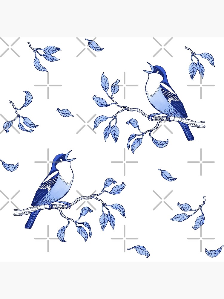 Blue Bird Pattern by nadyanadya