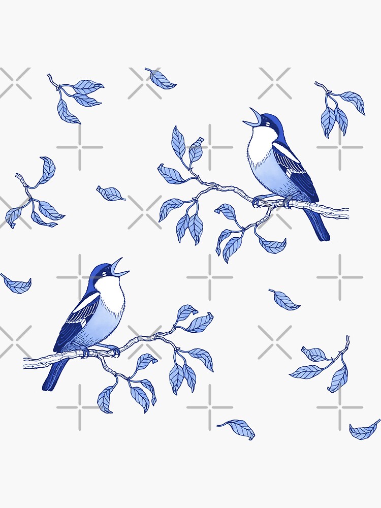 Blue Bird Pattern by nadyanadya
