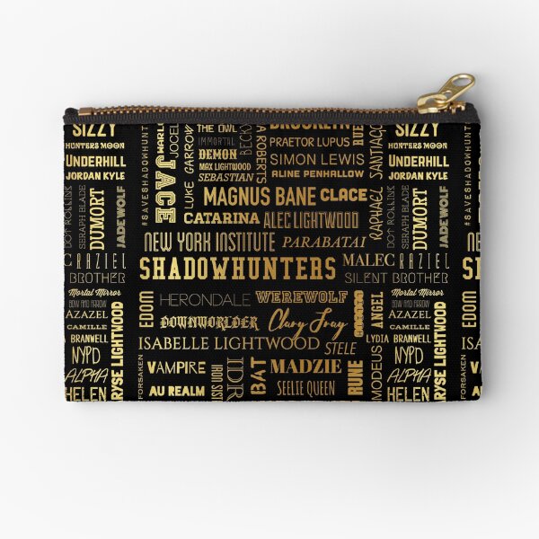 Shadow World Word Mash Zipper Pouch