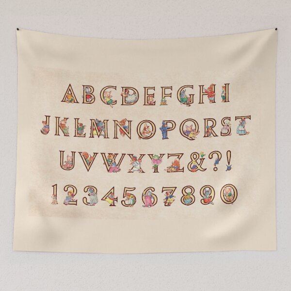 Item preview, Children's Nursery - Alphabet and Numbers designed and sold by TIGERDAVER.